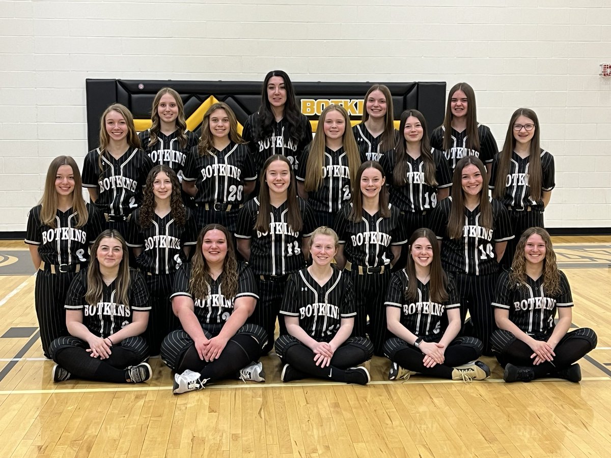 BotkinsSoftball's tweet image. The girls softball game tomorrow at Hardin Northern will start at 1pm and be two 5 inning games. Happy Opening Day Eve and Good luck!