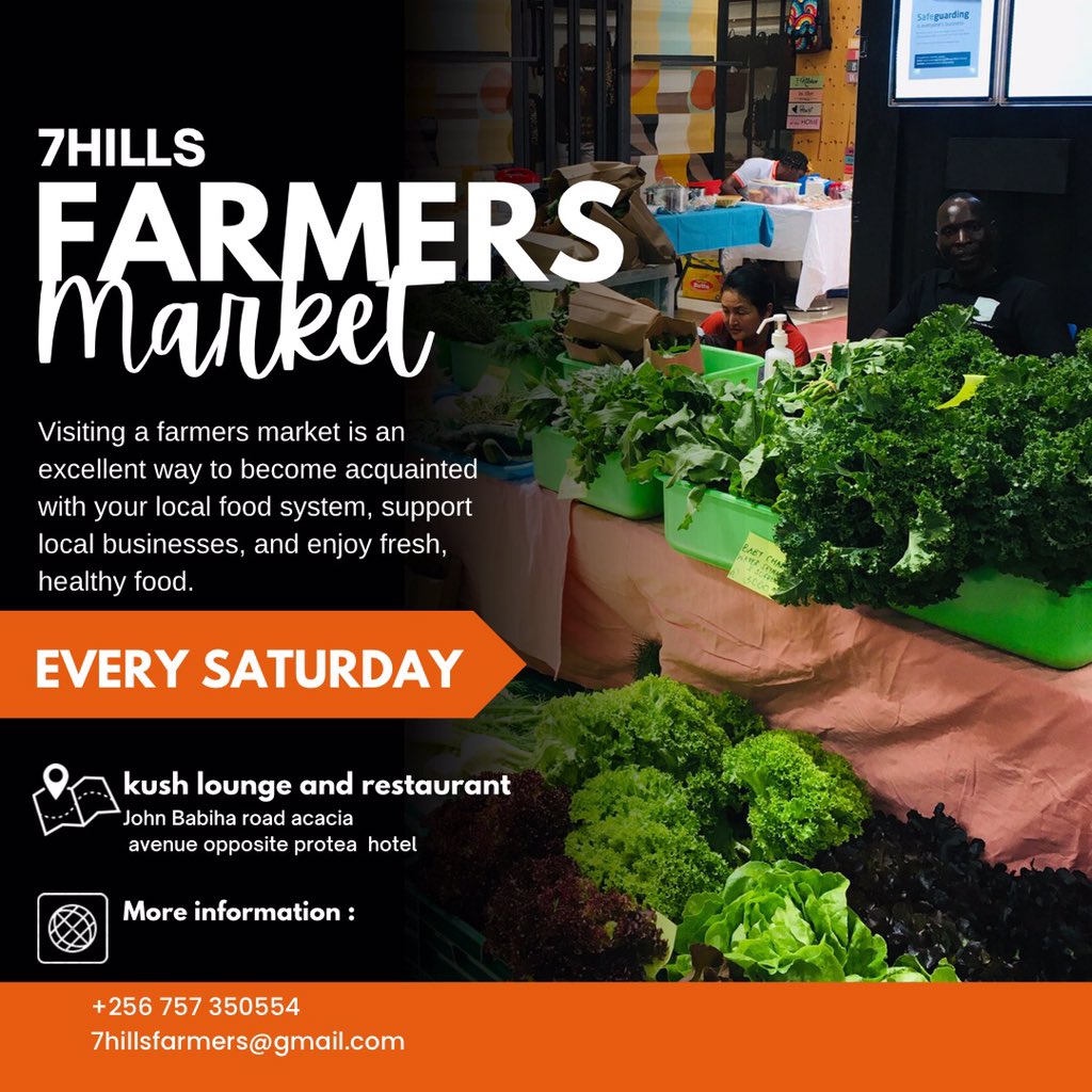 Saturdays are for smiling, laughing, and creating beautiful memories with the people who matter most at the farmers market. Join us tomorrow @kush_lounge_kla for the 7hills farmers market from 7am to 1pm #farmersmarket #7hillsfarmers