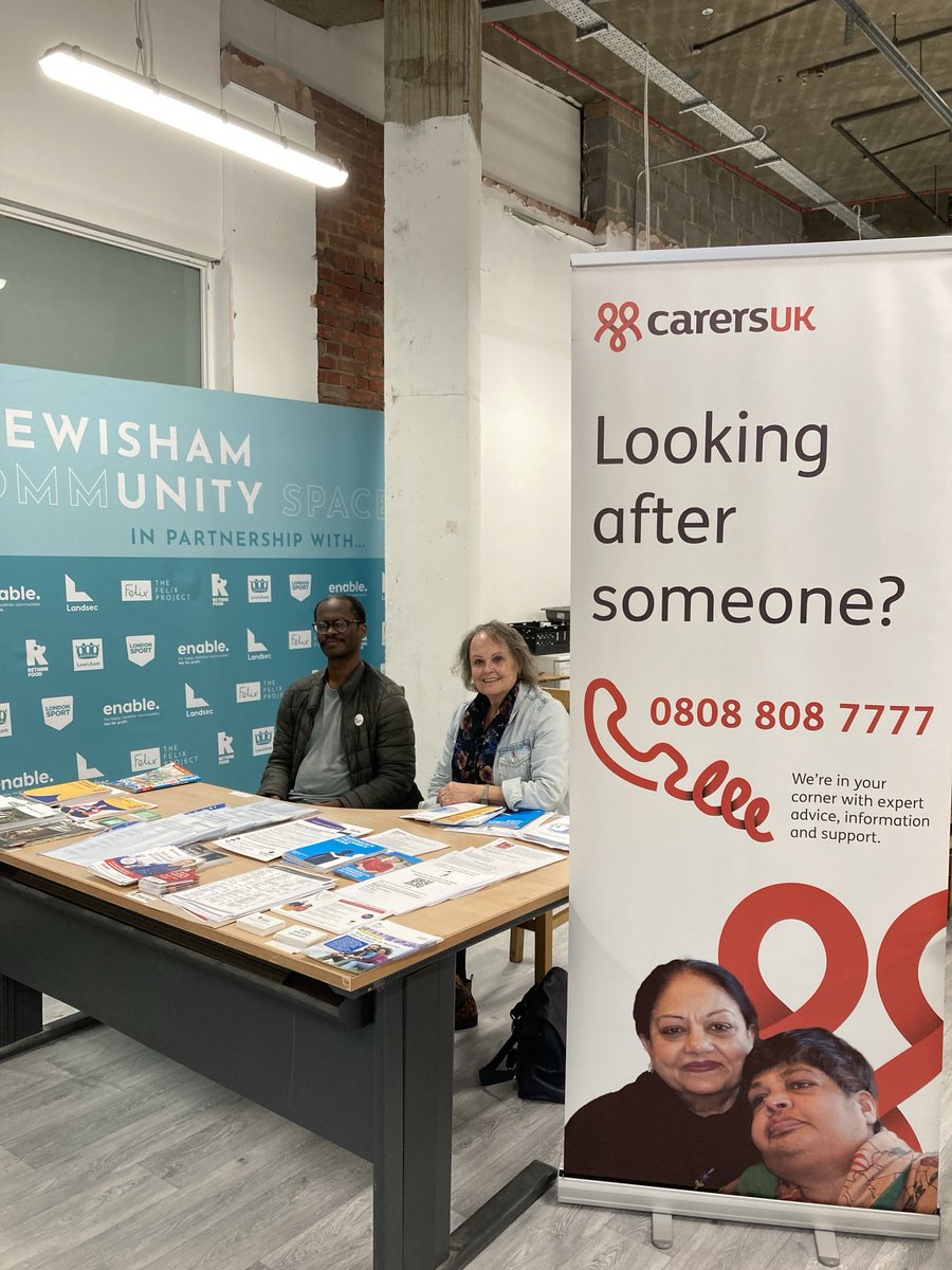 Good to see ⁦@mmckenz11⁩ in ⁦@enableLC⁩ Lewisham Community Space this afternoon talking to unpaid carers and raising awareness if rights & services ⁦@LewishamCouncil⁩ ⁦@MaudsleyNHS⁩ ⁦@LG_NHS⁩ ⁦@PaulBell1971⁩ ⁦@ChrisBestUK⁩ #carers