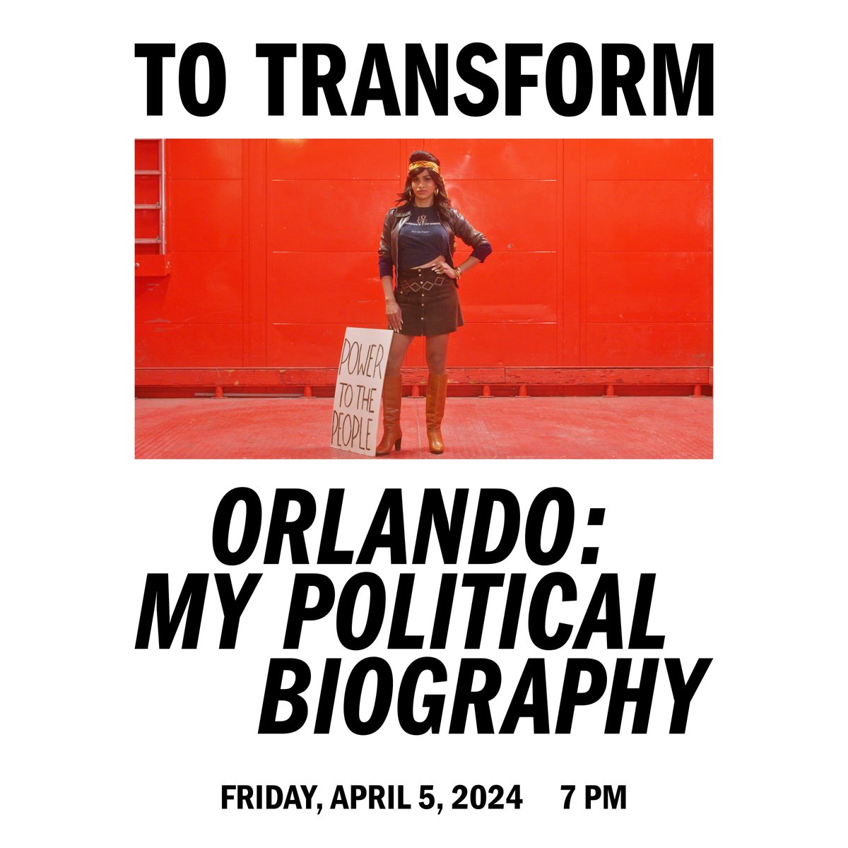 issgCU's tweet photo. The closing event of our upcoming conference will be a screening and discussion hosted by our colleagues at @ColumbiaSOA of "Orlando: My Political Biography" (2023, dir. Paul B. Preciado)! Learn more and get a ticket here: https://t.co/SZcjtnDNOQ https://t.co/BAfxsEk6a1