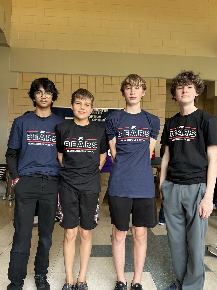 traskbears's tweet photo. Send some positive vibes to our math counts students as they take on their last round for the state championship! Let’s go bears!!!! #traskmiddle https://t.co/PAz389mHKK