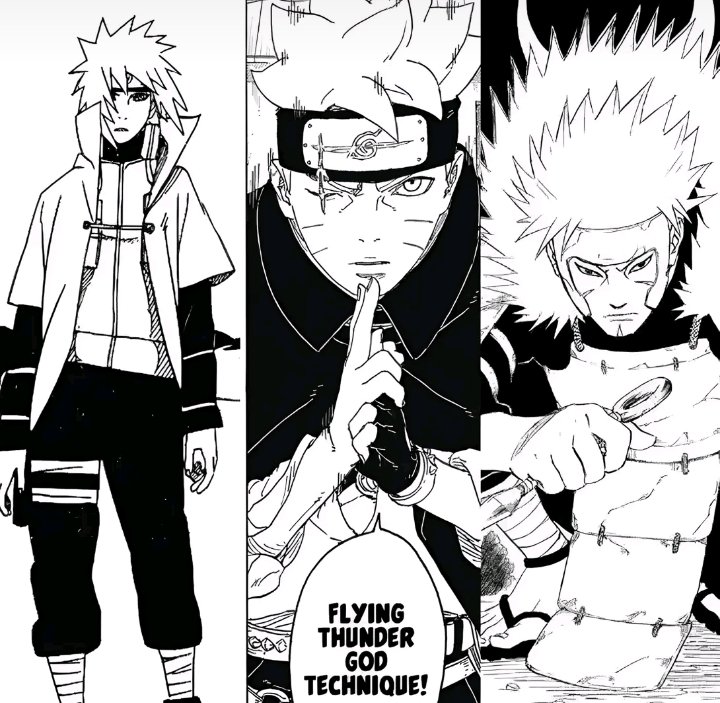 MRrex_Jn's tweet photo. Thank you Kishimoto for creating the Flying Raijin and making these characters even more cold with the ability 😭🙏🏾 https://t.co/PqIw9CkLNS