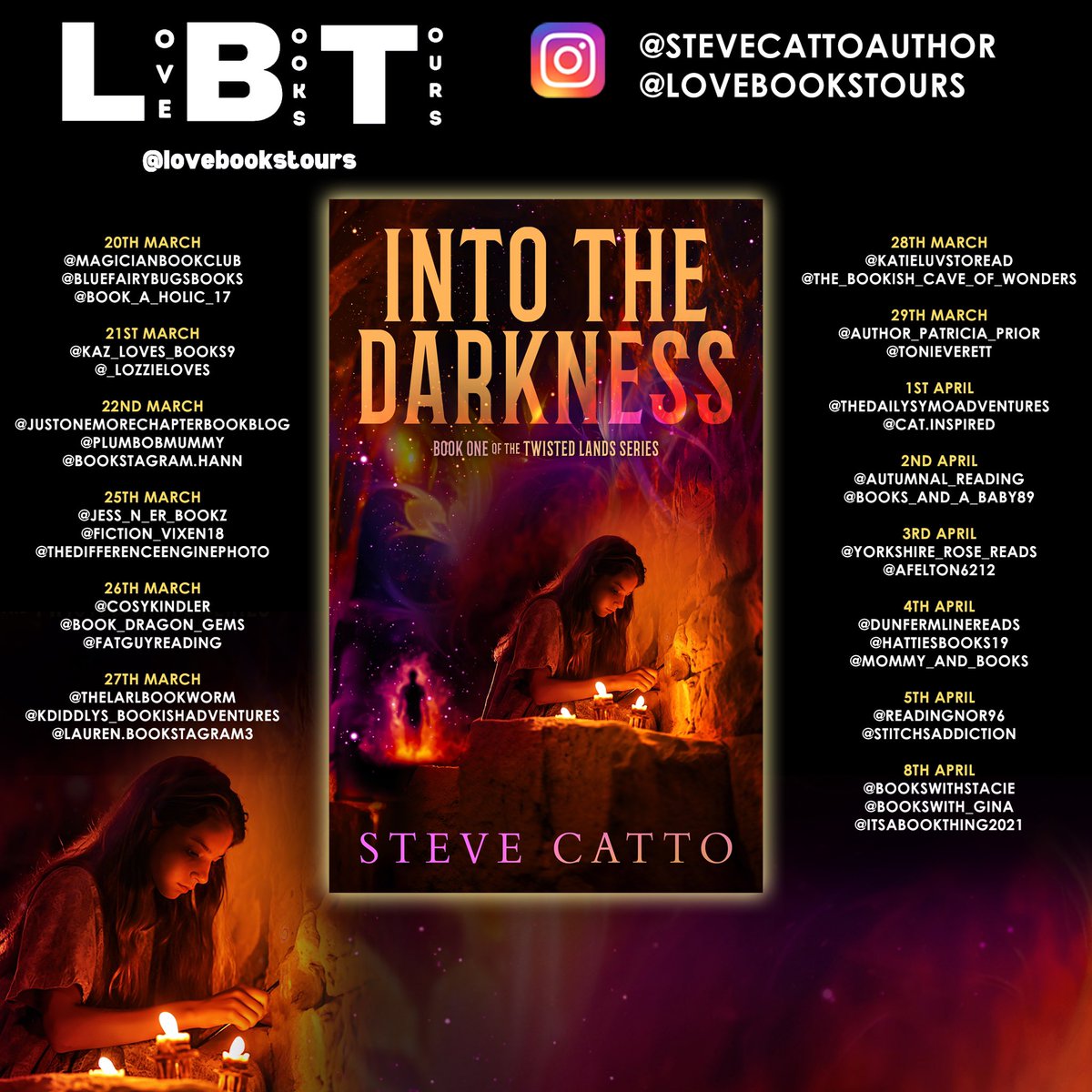 📚Book Tour📚

Into The Darkness by Steve Catto. 
@KellyALacey @Lovebookstours 

#Ad #LBTCrew #BookTwitter #FreeReview #FreeBookReview
#Fantasy #UrbanFantasy #Review 

justonemorechapterbkblog.wordpress.com/2024/03/22/boo…