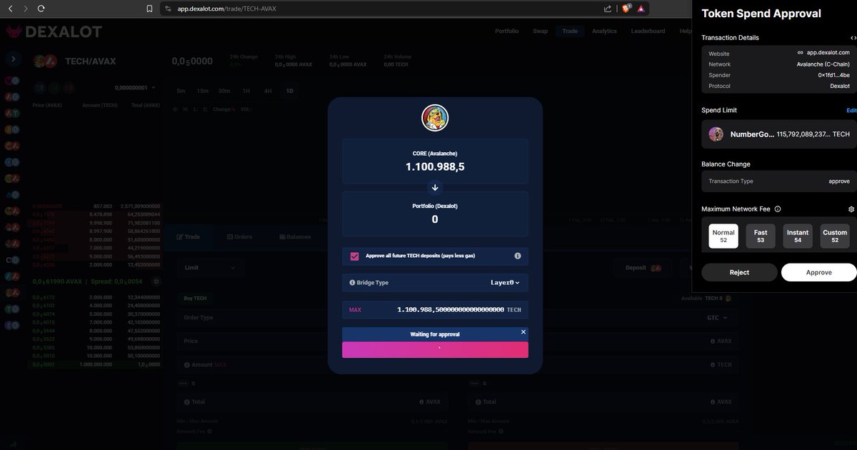 #TECHimproving seer!! 

Listing <a href="/dexalot/">Dexalot</a> 

#Avalanche $AVAX