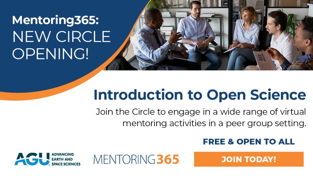 ⏰HURRY⏰ Our next Mentoring365 Circle is on Open Science, which is back by popular demand! Discover how it can transform your research career. This virtual peer group mentoring program is FREE & OPEN TO ALL. JOIN👉 lite.spr.ly/6006meO