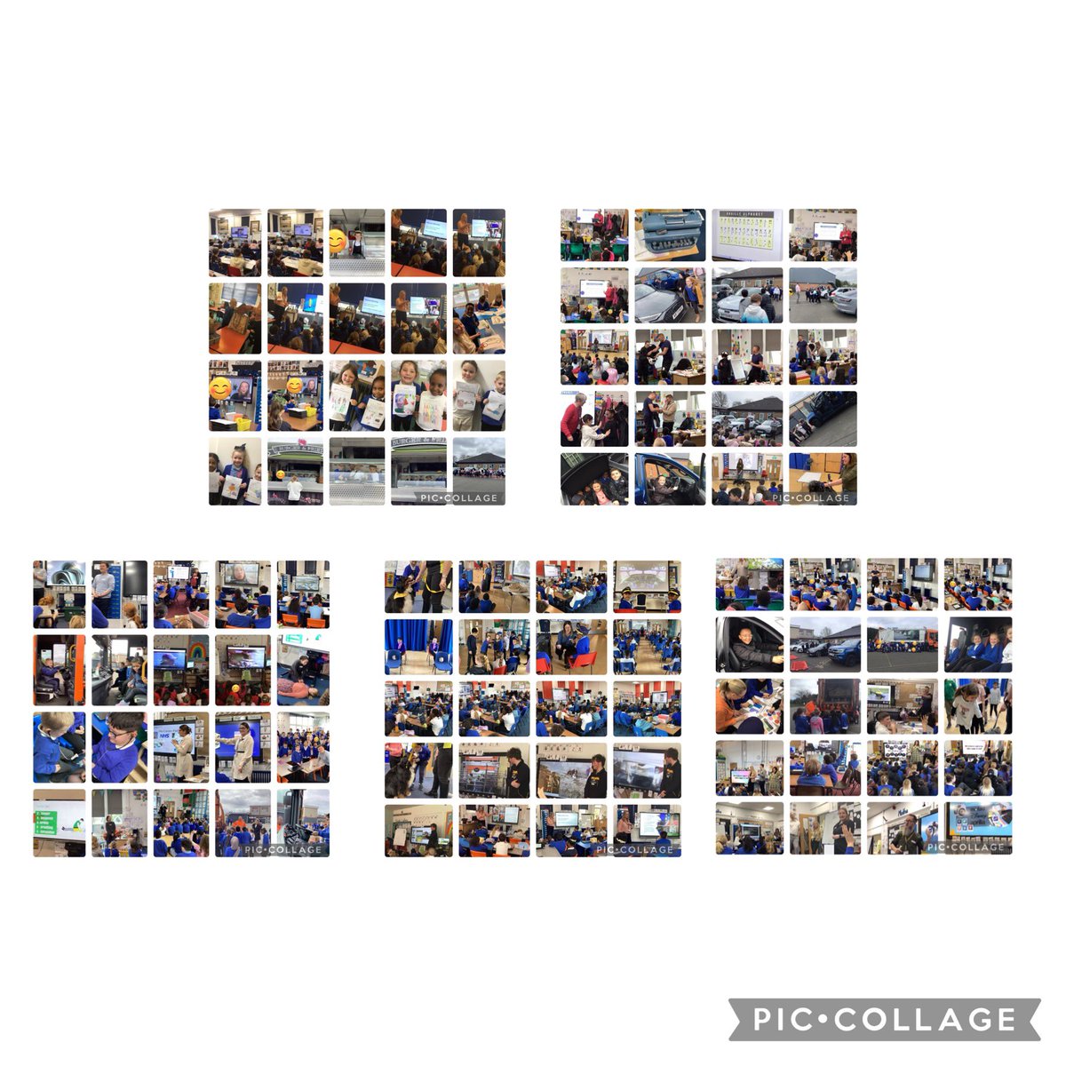 What a week at @MowmacreHill - thanks to all our visitors-you have shown that aspirations can take you anywhere! Zoom in & see the many careers that have been shared with our pupils. #aspiratiknsweek2024 #Done Thanks @Barry_lamble & @timmins_miss for organising #everydayheroes