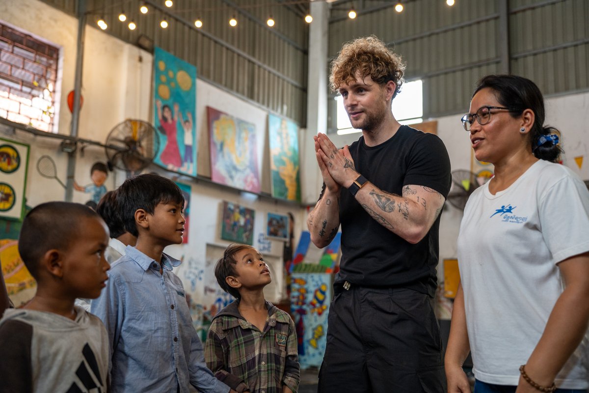 Really excited to tell you more about my recent visit to Cambodia with @unicef_uk. Having played in @socceraid since 2021 it’s been amazing to see UNICEF’s work for children in action.  Can’t wait to share more with you later this year! 💙 @unicefcambodia 📸 UNICEF/ @rounry