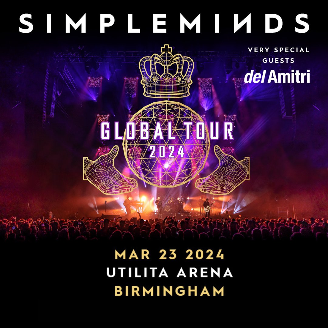 🎤 EVENT INFO🎤 🎶 Joining us tomorrow night to welcome @simplemindscom plus very special guests @DelAmitri? All event information including performance times and our bag policy can be found on our website 👉🏼 bit.ly/3TxbWuZ
