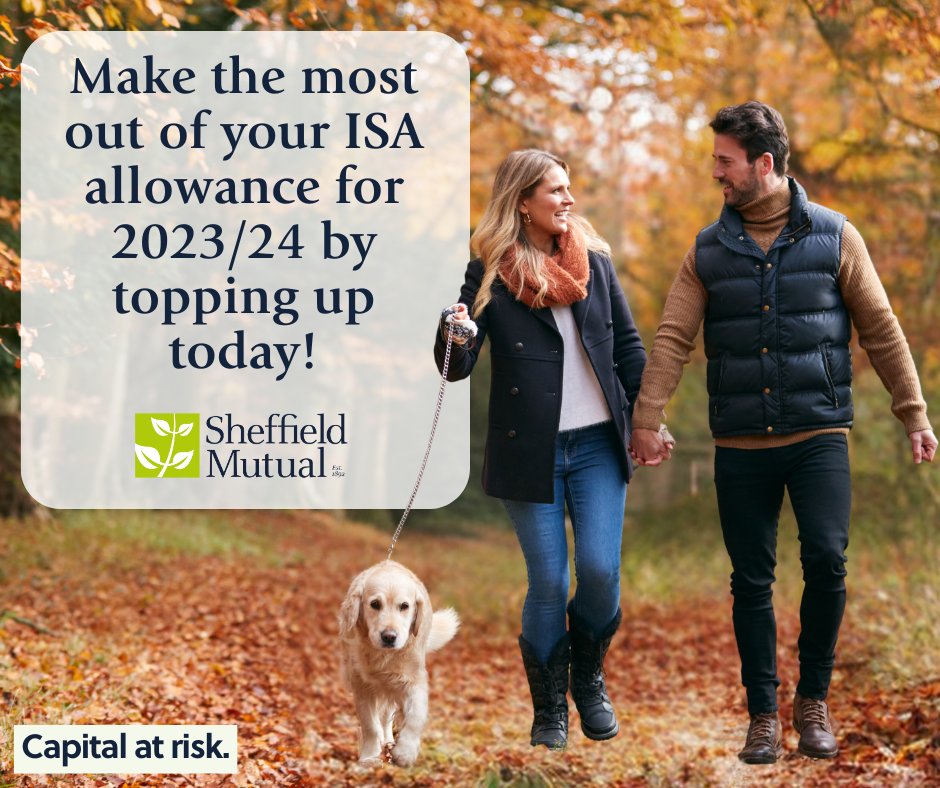 Soon the end of the 2023/24 tax year will be upon us. Have you used up your ISA allowance this year? If you don’t use your £20,000 current tax year ISA allowance by the 5th of April, you’ll lose it! Capital at risk. Tax rules apply. #Investment #ISA #SavingMoney #Marketing
