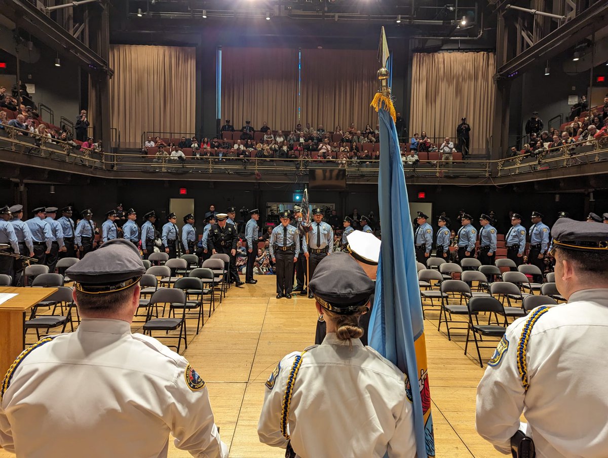 PhillyPolice's tweet photo. Today, 48 NEW @PhillyPolice Officers joined our ranks! Today, Police Academy Class #401 held their graduation ceremony, and are now ready to proudly serve our city with honor and integrity. Congrats officers - and stay safe! https://t.co/w60EfJbtQN