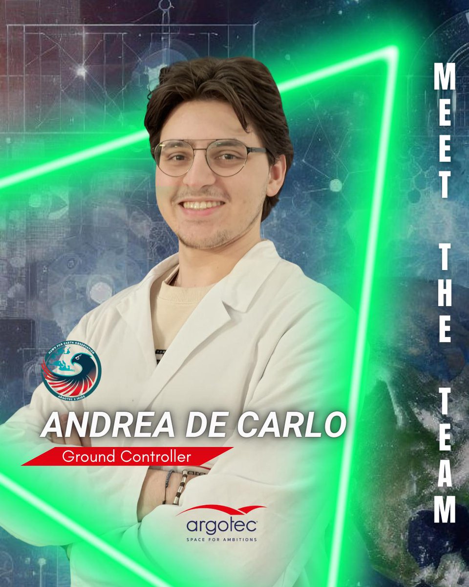 Argotec_Space's tweet photo. ๐ Meet Andrea! Our Ground Controller ensures data protection in the HEO project, part of @IrideSpazio. With him on the team, secure data flow from space to ground is always guaranteed ๐
@esa @palazzochigi @EuropeanUnion @ItaliaDomaniGov
#ProgrammaIride #EarthObservation https://t.co/KmxekgJIB4