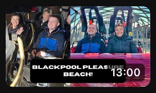 Cait_lynB's tweet photo. The Blackpool vlog is now up! What a chaotic day it was 😂 I’m so excited to go again especially to see what I think of the ghost train next time after it really scaring me 😂👻 

https://t.co/6yZgRBVPOJ

#blackpool #blackpoolpleasurebeach #ukthemeparks https://t.co/cbZf1twXOS