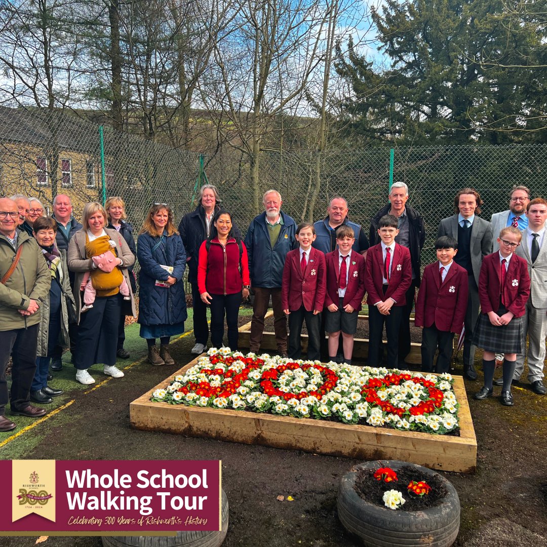 Rishworth1724's tweet photo. This week's Whole School Walking Tour in celebration of our 300 Years!

Thank you to everyone who attended and took part in this memorable day! To view our photo album, please follow the link below:
https://t.co/kBJD65yVIz

#walkingtour #300thanniversary #rishworthschool https://t.co/9cP33FtaGj