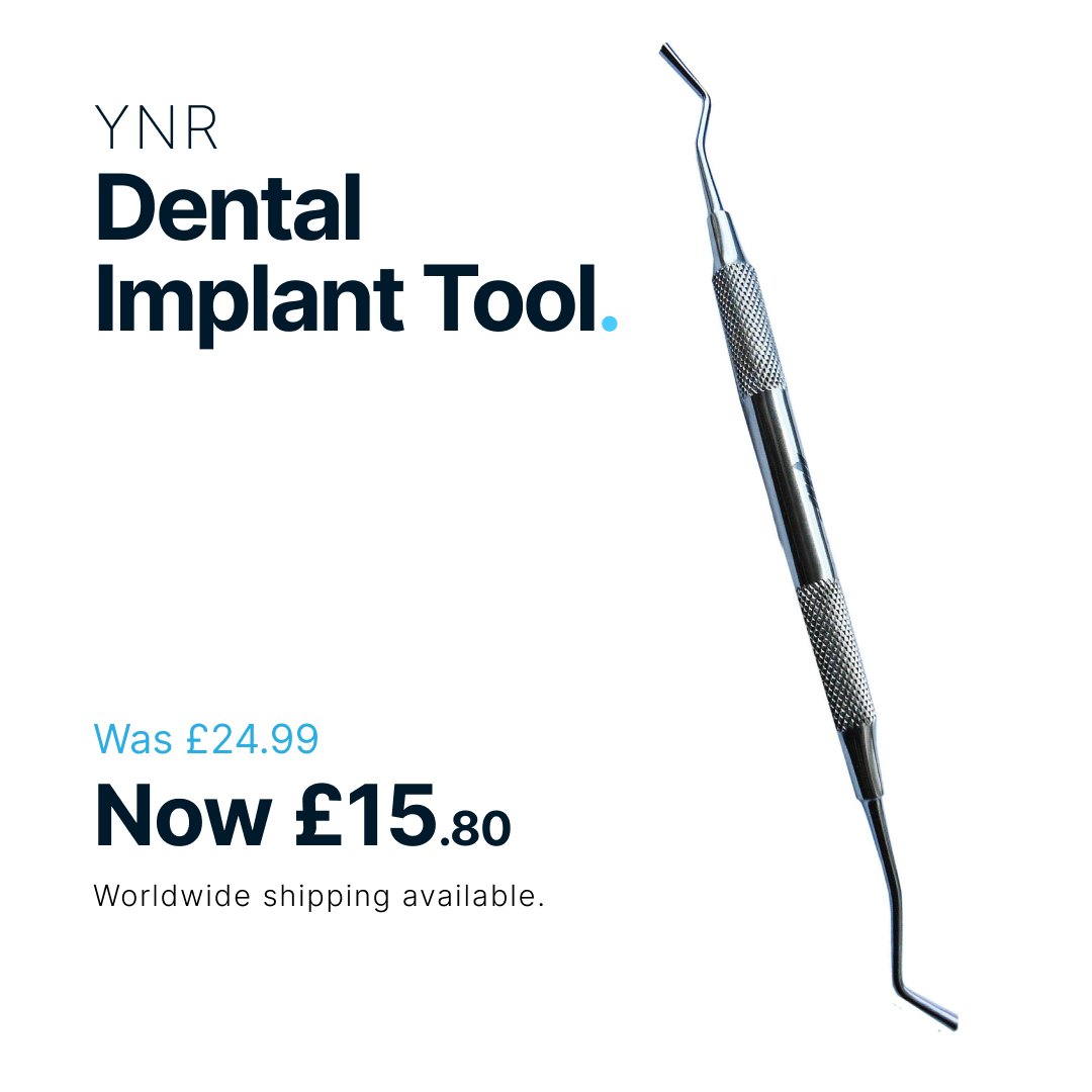 YNRInstruments's tweet photo. Time to replace your dental tools? 🦷

Our 27/27S Implant Tools are ideal for using to apply plastic or composite filling material which is common in dentistry. The high quality material is easy-to-use and clean, as well as being extremely precise.

https://t.co/gSSxJAoT4Z https://t.co/k0cpB7S0UV
