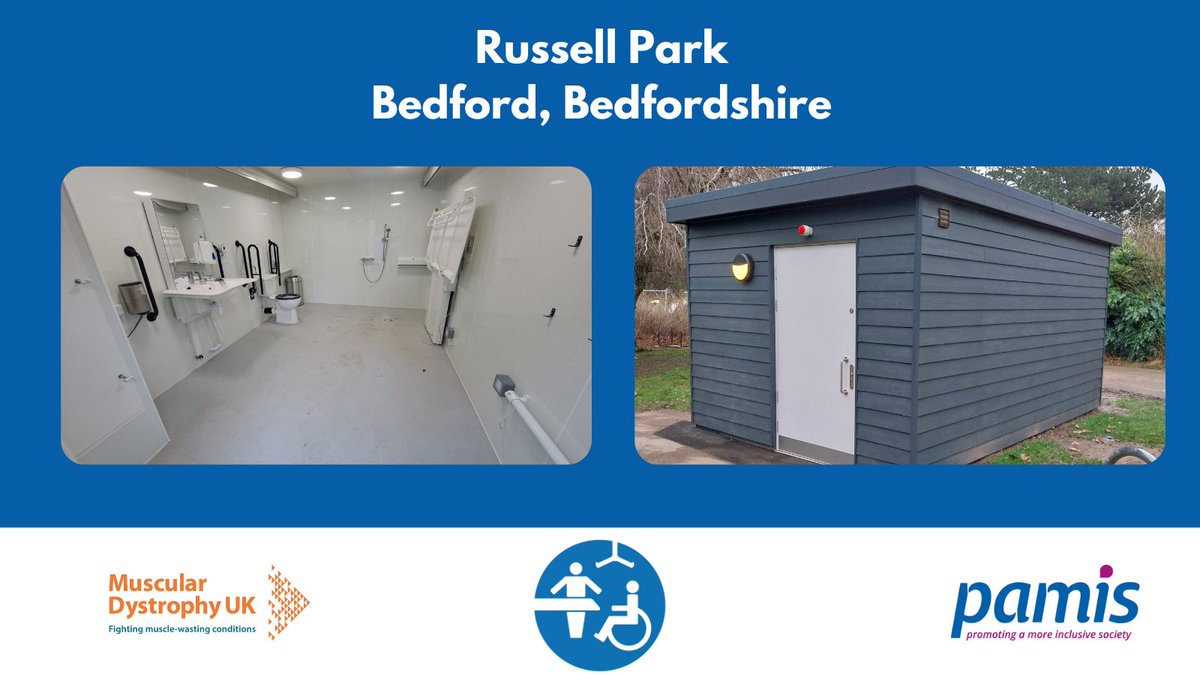 A new registration, live on the official Changing Places Toilets map - Russell Park in Bedford. This CPT has been installed thanks to funding from the Department for Levelling Up, Housing and Communities. Official map link: changing-places.org/find?toilet=28…