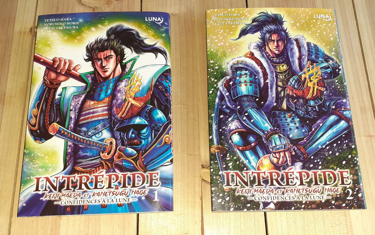theBdrawings's tweet photo. Instant propagande Tetsuo Hara ! 🥳
Sortie aujourd'hui chez Luna  (Clair de Lune) des deux premiers tomes de 
"Intrépide - Keiji Maeda &amp; Kanetsugu Naoe - Confidences à la Lune" . 
Série en 9 tomes de @haratetsuo_jp , Nabuhiko Horie  et @takemurayuuji .
#Intrepide #Keiji #Manga https://t.co/ZrGMaE5qWh