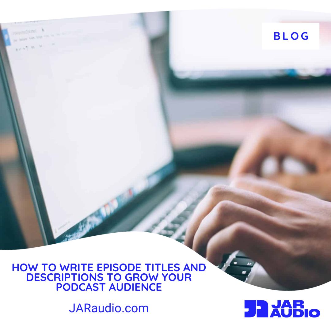 Your listeners depend on great episode titles and descriptions to find exactly what they want to listen to. Director of #AudienceGrowth, @ElizabethHames, lays out a step-by-step guide on how to write winning podcast descriptions and titles. jaraudio.com/how-to-write-e…