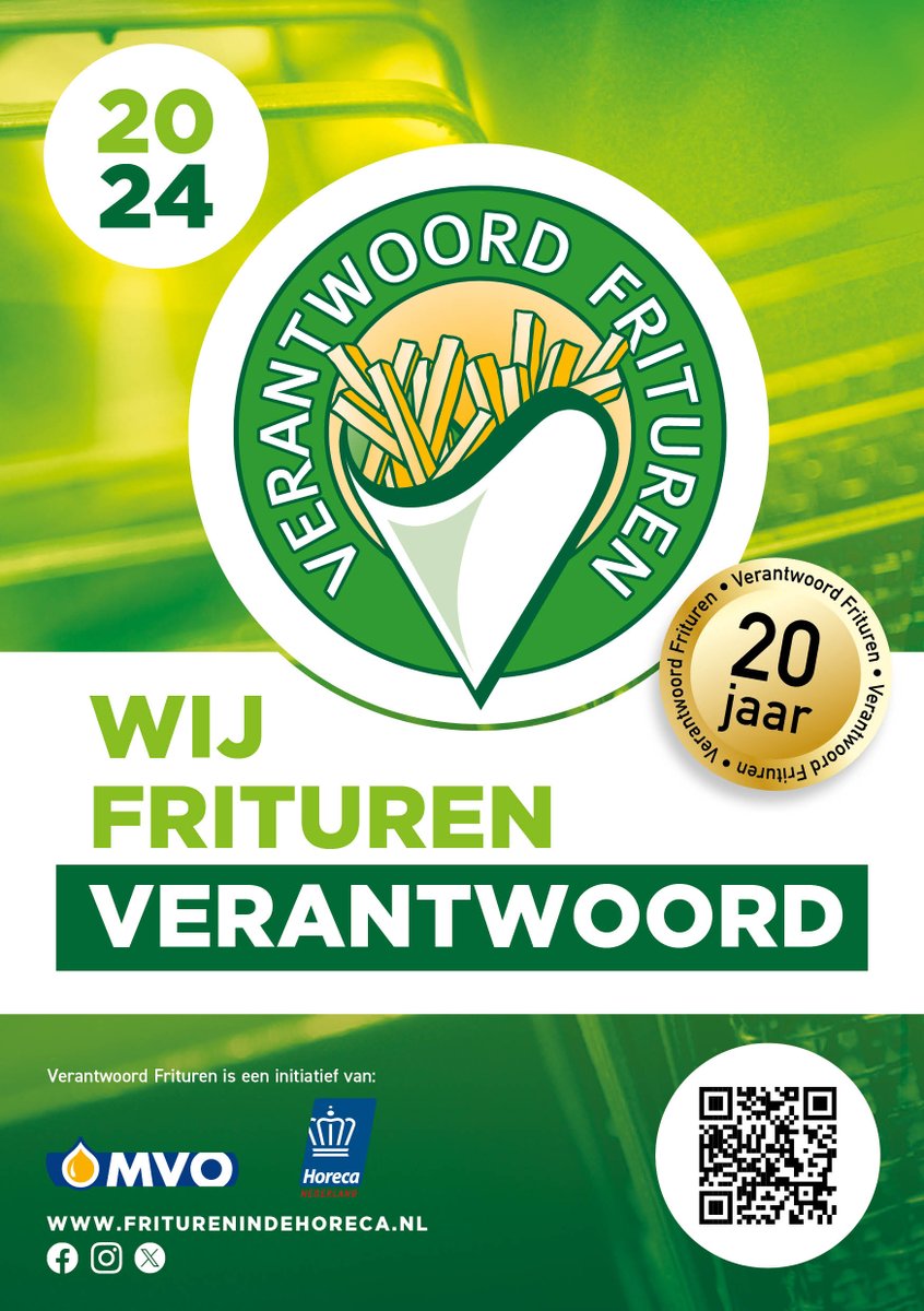 De lente is weer begonnen. Het is nog fris, maar binnenkort zitten de terrassen weer vol. Heb jij de deursticker van Verantwoord Frituren al op deur of raam geplakt? Ook vanaf het terras zien jouw klanten dan dat jij Verantwoord Frituurt! Bestellen kan op: friturenindehoreca.nl/bestellen/