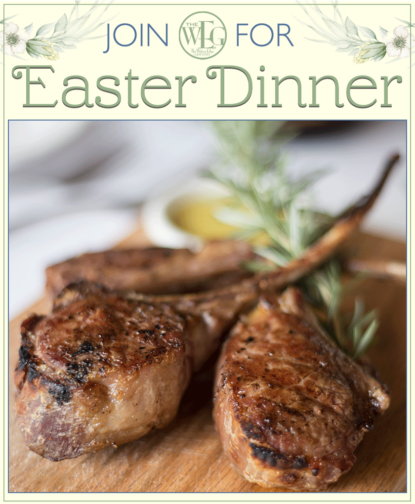 Bring the whole family to The WEG for Easter and enjoy a special prix fixe menu. Call 203.325.9979 for more information and reservations. #darien #darienct #livedarien #fairfieldcounty #shoplocal #shopdarien