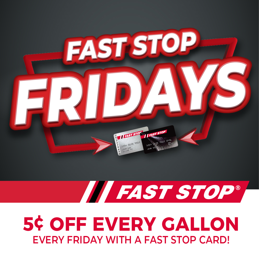 Don't miss out on our Friday special at Fast Stop! Illini FS is offering 5 cents off per gallon every Friday. Fill up your tank and save! See you at the pump! #illinifs #FastStop