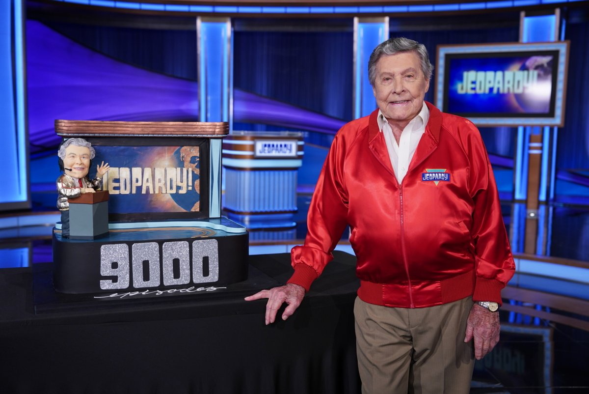 Tonight's broadcast of Jeopardy! will conclude with a celebration of our 9000th episode, each and every one of which has been announced by the legendary Johnny Gilbert! Be sure to tune in!