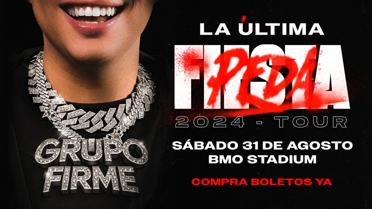 ON SALE! Grupo Firme is coming to BMO Stadium! 🎤🤠 Buy your tickets for La Última Peda Tour now! Ya están a la venta los boletos para Grupo Firme en vivo este sábado 2 de noviembre 🤠 ¡Compra tus boletos ya! 🎟️ lafc.me/3II4p6p