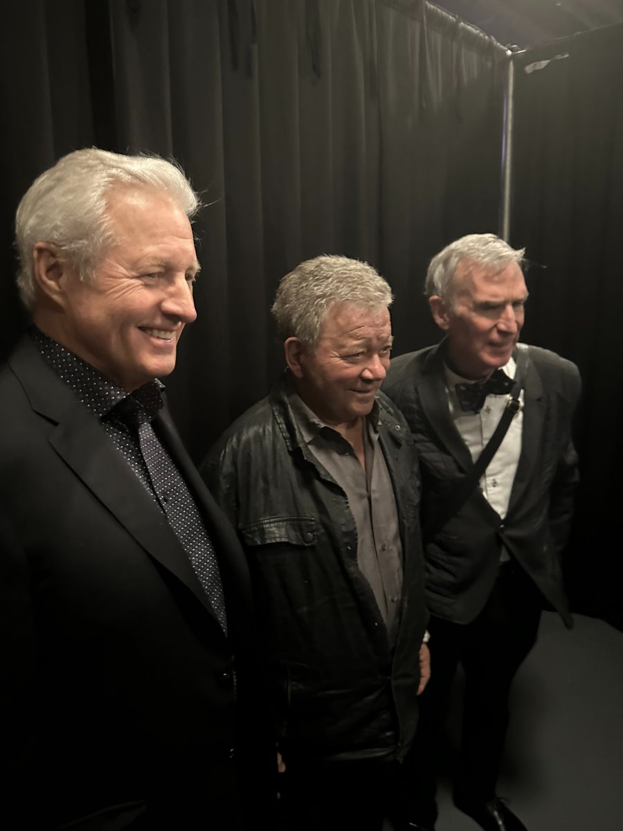 boxleitnerbruce's tweet photo. Humorous, insightful, compassionate. "You Can Call Me Bill" is a wonderful testament to @WilliamShatner, the man. Attending his 93rd birthday bash and screening last evening, I was in awe of his zest for life and philosophy of "living in the now." He continues to inspire me.

"Happy birthday, Bill!" -BB