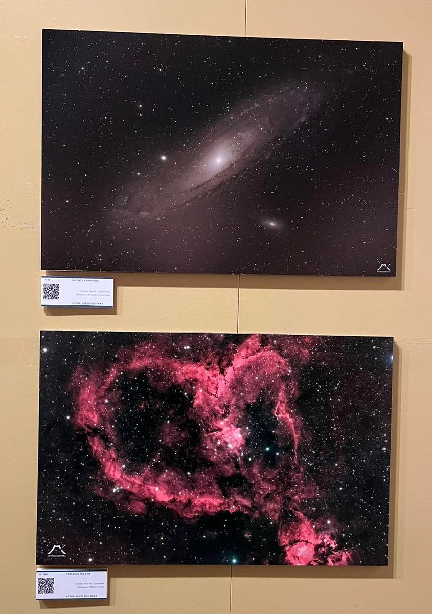 astrogarrotxa's tweet photo. Els companys d'Astrobanyoles  han organitzat una exposició d'astrofotografia al @museusbanyoles Darder que és ESPECTACULAR.
Del 22 de març al 2 de juny del 2024.
Hi participem amb dues fotografies d'en @j_esquerra https://t.co/M0lAU55I2I