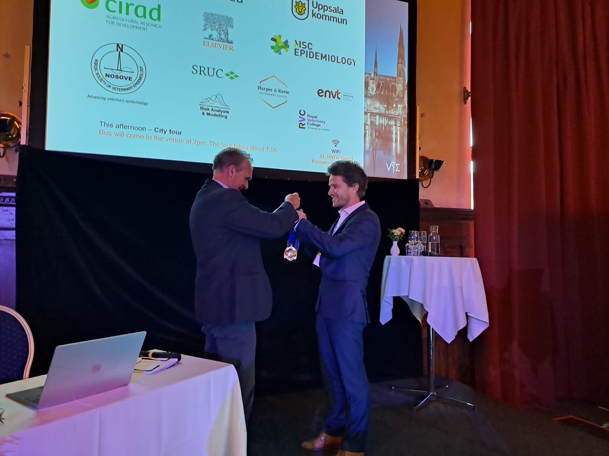 The #SVEPM2024 committee is pleased to welcome Ane Nodtvet and to see <a href="/TimVergne/">Timothée Vergne</a> moving as President, Dave Brodbelt as senior vice-president and @DataDrivenDorea as junior vice-president of the  Society!
We wish all delegates a safe trip back home. See you next year in Berlin 🇩🇪!