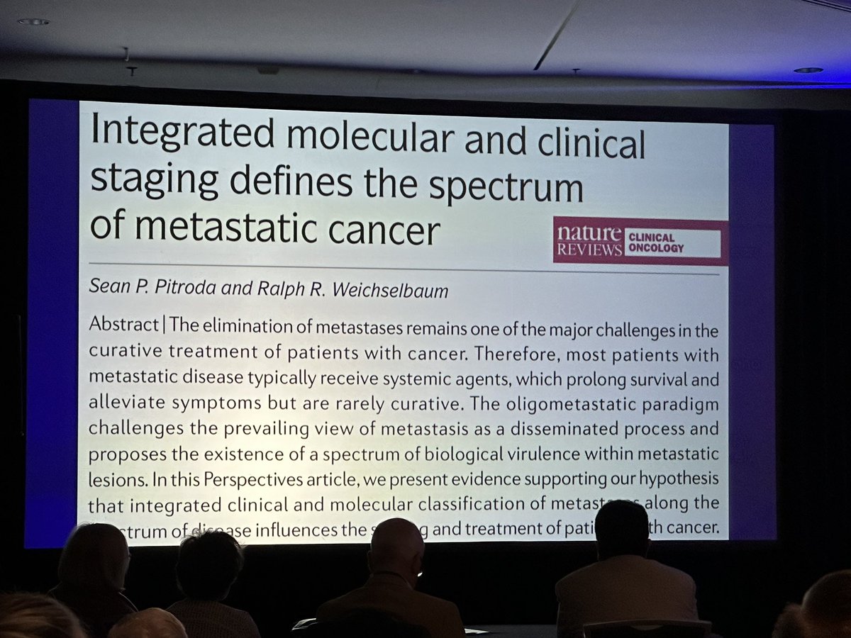 Shankar Siva (@_shankarsiva) on Twitter photo My honour to meet the legendary <a href="/rweichselbaum/">Ralph Weichselbaum</a> in the flesh! He gave a fascinating impromptu lecture on oligometastases; take homes 1) clinical risk (volume, rate of recurrences, imaging) 2) molecular risk and 3) total metastatic ablation are all important! #radonc <a href="/the_RSS/">the Radiosurgery Society</a> My honour to meet the legendary <a href="/rweichselbaum/">Ralph Weichselbaum</a> in the flesh! He gave a fascinating impromptu lecture on oligometastases; take homes 1) clinical risk (volume, rate of recurrences, imaging) 2) molecular risk and 3) total metastatic ablation are all important! #radonc <a href="/the_RSS/">the Radiosurgery Society</a>