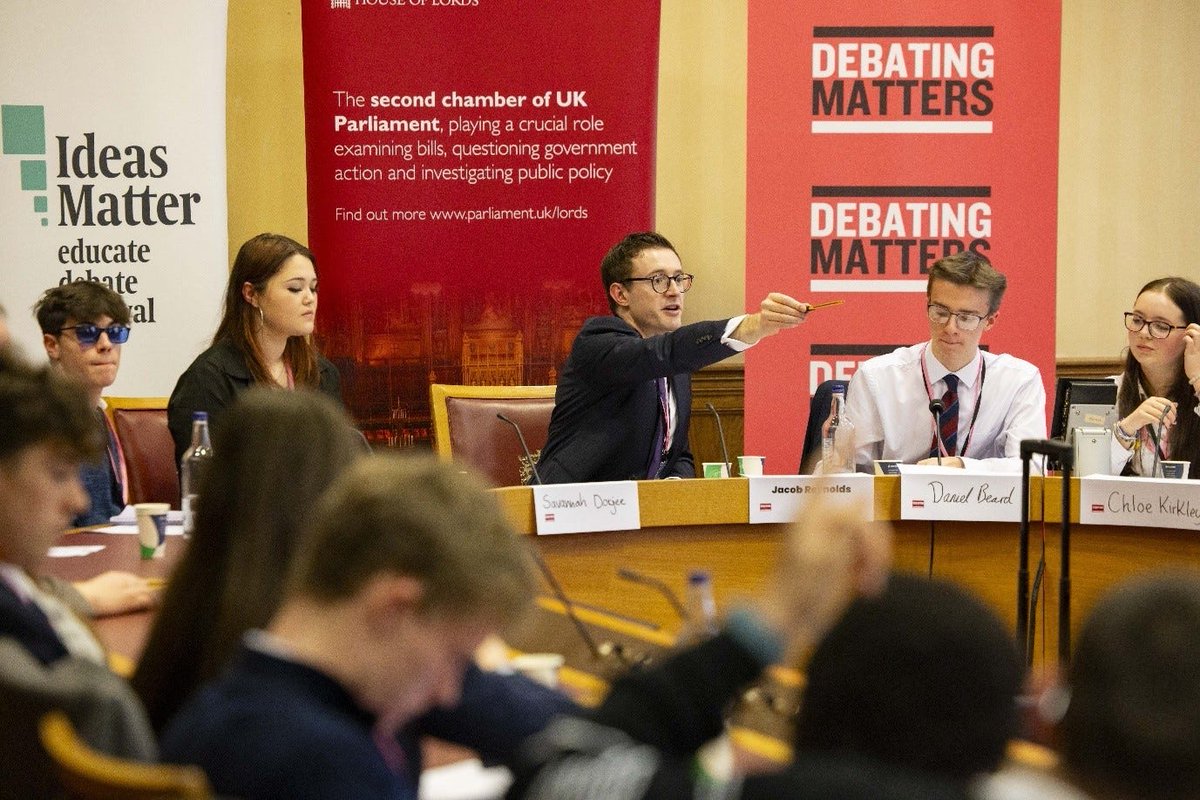 'There is no substitute for debating an issue to help you clearly understand what you think, and to reflect upon your own ideas by being open to new information and viewpoints'

Debating Matters House of Lords Champions 2024 <a href="/Fox_Claire/">Claire Fox</a> <a href="/M0L0VATT/">Mo Lovatt</a>  open.substack.com/pub/clairefox/…