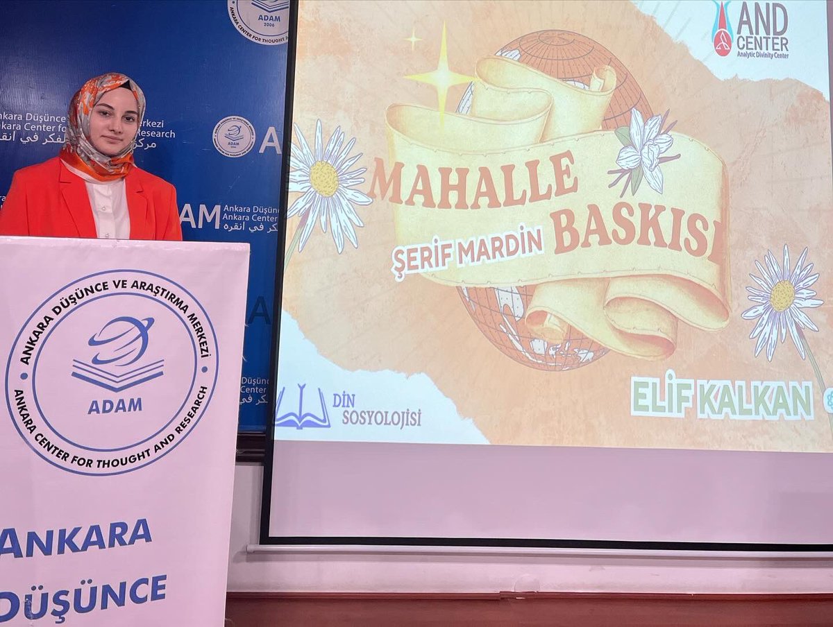 andcenter1's tweet photo. “Bir Düşünür Bir Kavram” projesi kapsamında ilk dersimizde Elif Kalkan ( @elifaygunkalkan )tarafından “Şerif Mardin/Mahalle Baskısı” kavramını dinledik. Hocamıza ve katılımcı hocalara teşekkür ederiz. https://t.co/NEy52J92eg