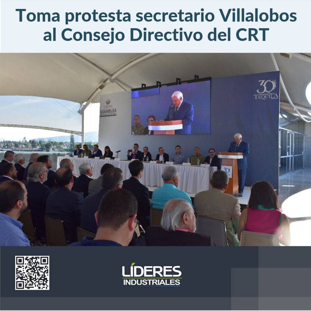 Toma protesta secretario Villalobos al Consejo Directivo del CRT Leer nota aquí ⬇️⬇️⬇️ lideresindustriales.com/toma-protesta-…