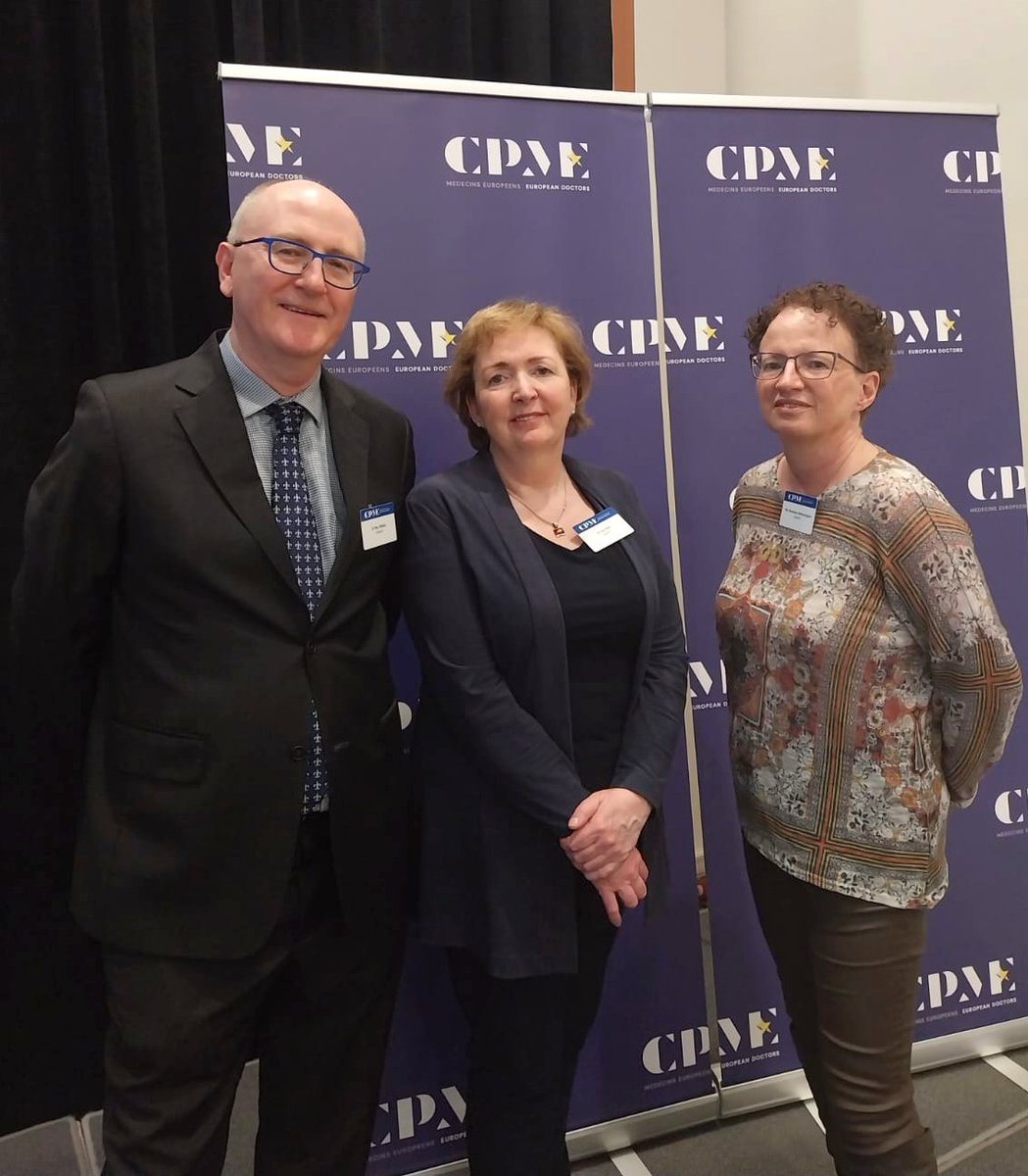 IMO delegation @WalleyRay Dr Ina Kelly and Ms Vanessa Hetherington at #CPME_GE in Ljubljana @CPME_EUROPA