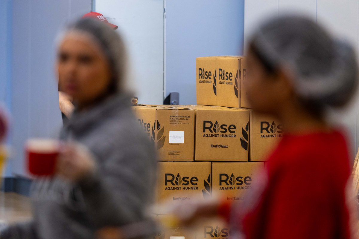 18,144 meals packed. Over 150 volunteers. #EducationForService Thank you to all our volunteers who packaged food for the Rise Against Hunger Program (@Rise2030) yesterday!