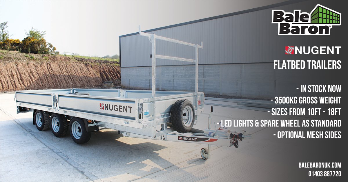 Flatbed Friday Feature: Nugent Flatbed Trailers
Looking for a flatbed trailer that's engineered for durability and versatility? Look no further than Nugent!

#FlatbedTrailer #NugentEngineering