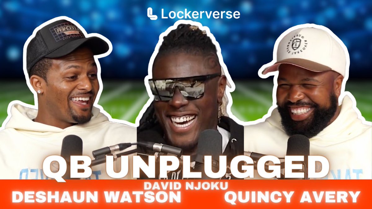 🚨 New Episode Release 🚨 CHIEF! @David_Njoku80 on Team Chemistry, Love for Cleveland, The REAL Week 4 Story, Off-season Moves & MORE! QB Unplugged 🔌Episode 23 with @DeshaunWatson & @QuincyAvery Watch the new episode NOW! 📱 app.lockerverse.com/invite/dw4 🖥️ youtu.be/B3QyPnUBOPA