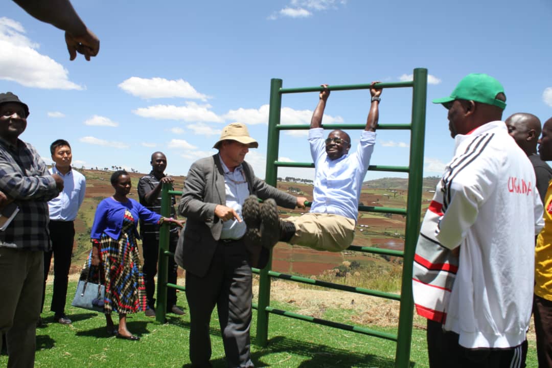 OgwangOgwang's tweet photo. Just returned from Kapchorwa where I had gone to supervise works at Teryet National High Altitude training ground.

Works are now at 98% and we expect full completion by end of this month. The facility is expected to be commissioned by the President in April. https://t.co/UsfBPpnedA