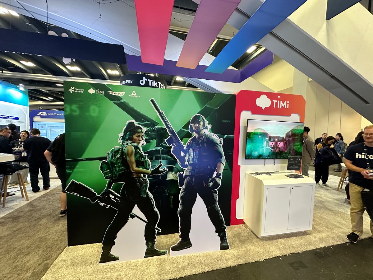 S1yce's tweet photo. Here at the @TencentGames booth! #GDC24 https://t.co/dWjR2djPNQ