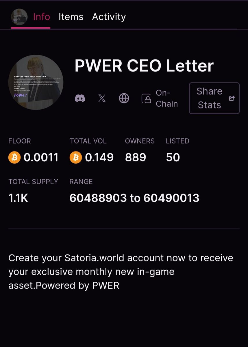 thehodlmanbtc's tweet photo. Want another way to
Earn #Zbits by @btcordinal?
Grab a ceo letter, earn a free in-game asset to use or sell for zbits in the pwer marketplace. Never-ending free monies from the best community in the #Ordinal space. I'll still be farming after halving🫡 #Runes https://t.co/uH7cuKxgRC