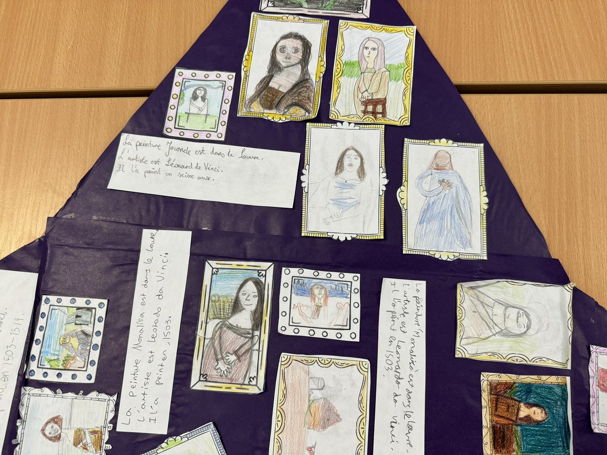 StMatthewsSurb's tweet photo. Great French 🇫🇷 afternoon for Year 6- we made our own Musee du Louvre. Bravo!! 👏 #frenchisfun #museedulouvre https://t.co/HeGTUJdYZV
