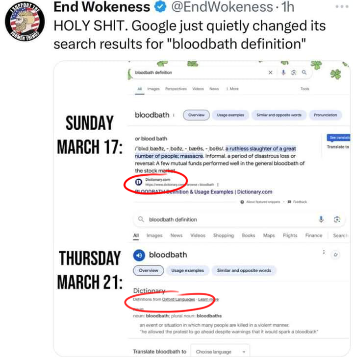 TheDevilWeNeed's tweet photo. @EndWokeness Hey moron. These definitions come from two different sources. Neither of which are Google. https://t.co/T0Vqz1HTHb