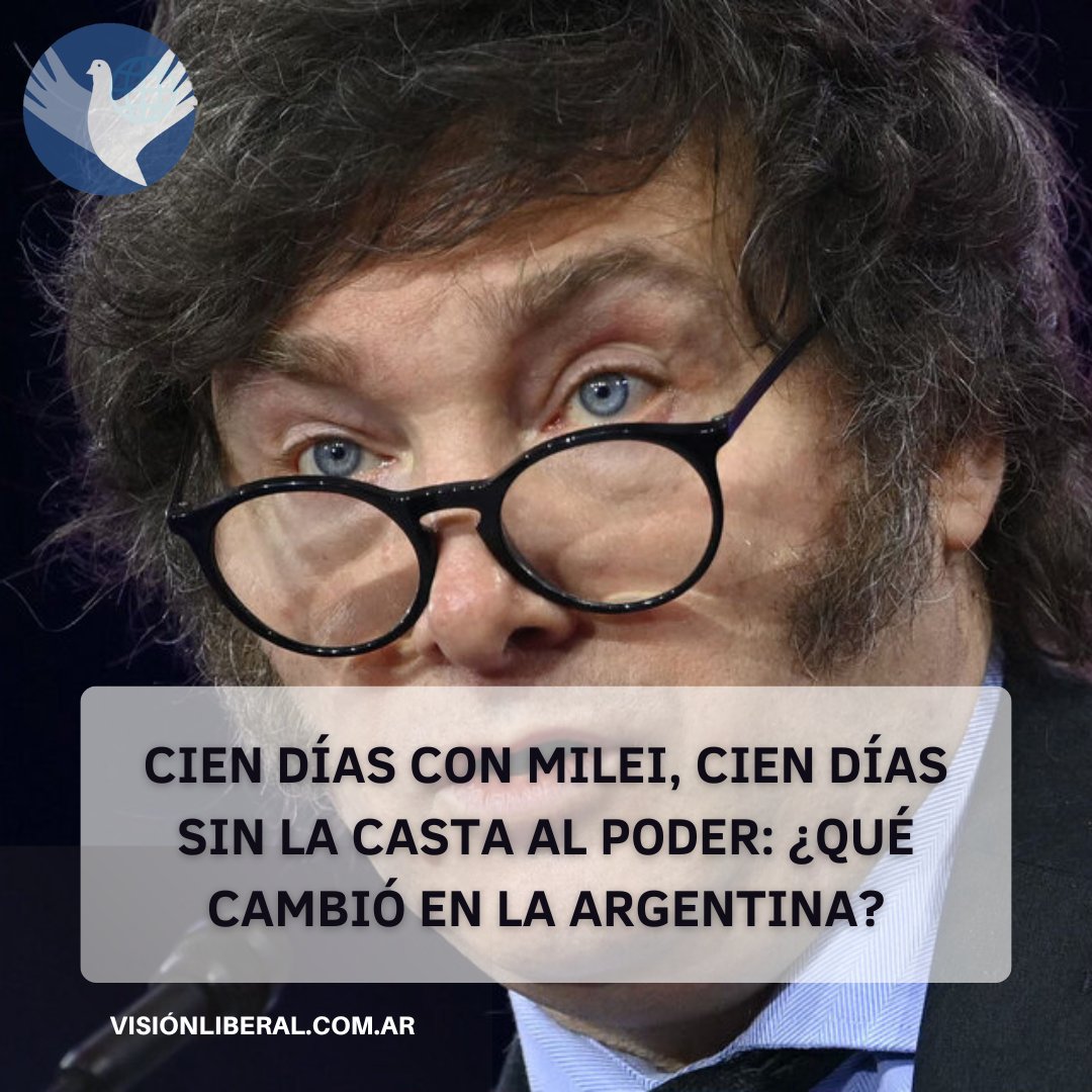 vision_liberal's tweet image. @ebiglione hace una lectura de los primeros cien días de Milei en el poder, que se cumplieron esta semana.
 
Lo que se cambió, lo que se logró y lo que falta. Cómo reaccionan los mercados. Hacia donde vamos. 

visionliberal.com.ar/index.php/2024…