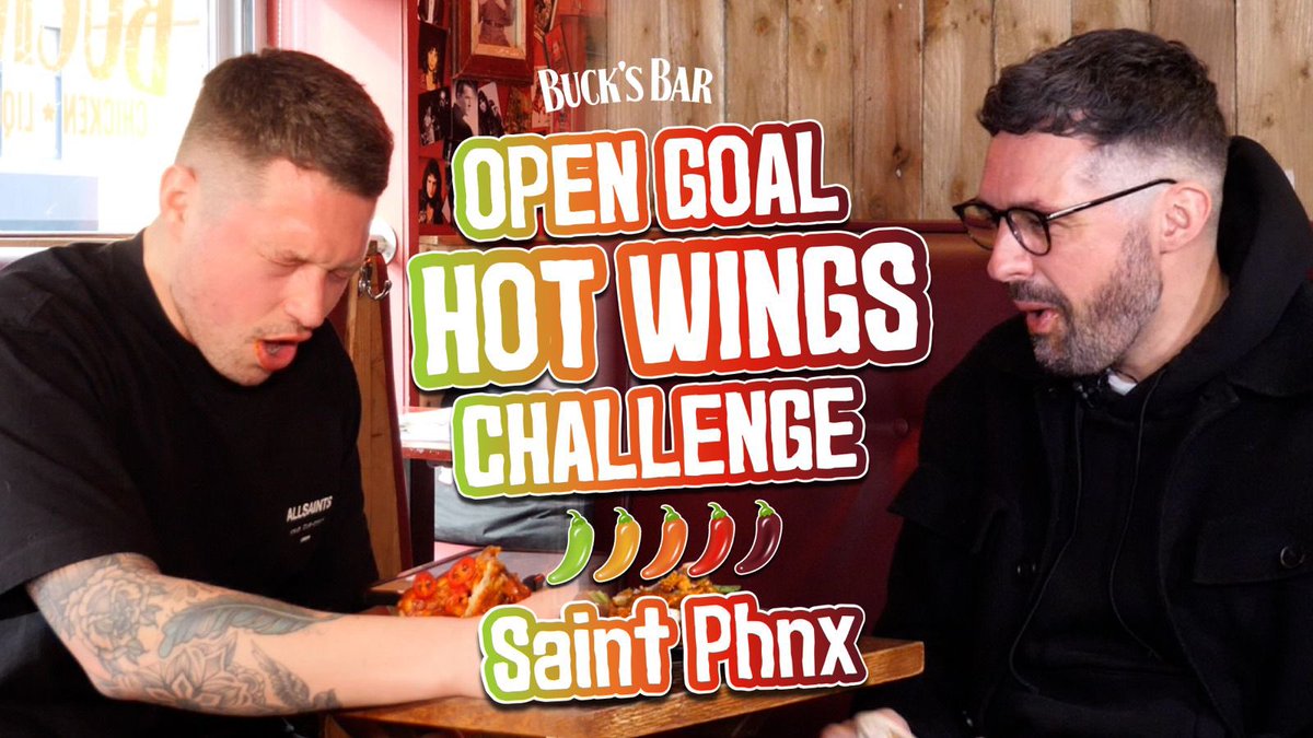 🍗🔥 The Wings Of Fire Are Back! Watch @saintphnx burst into flames in this absolutely hilarious edition of the Buck’s Bar Hot Wings Challenge 🤣 Catch Stevie & Al Jukes feel the burn on MONDAY @ 5pm 🥵 You definitely don’t want to miss this one! 🔥🔥
