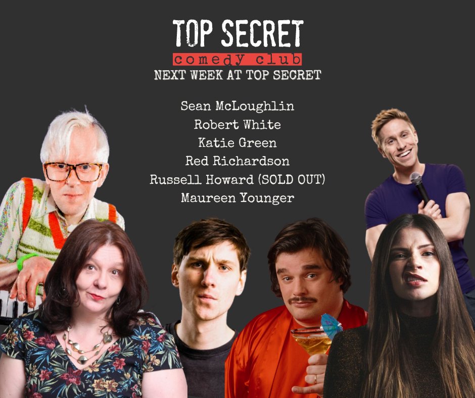 The Top Secret Comedy Club tweet media