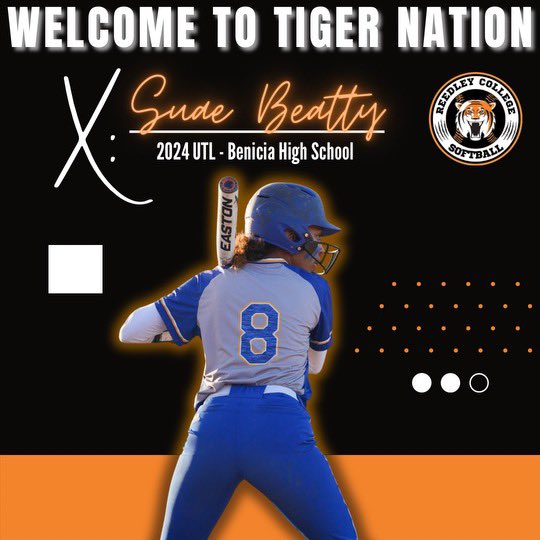 Suae Beatty C/O 2024, A true UTL from Benicia HS! We just got better! #roarTOGETHER