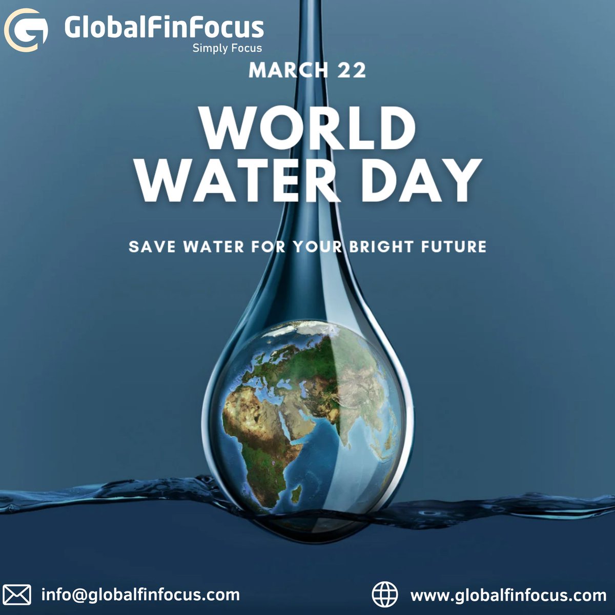 Happy World Water Day! May we all commit to conserving water and protecting our precious water sources.
#BusinessIntelligence #GlobalFinFocus #accounting #BookkeepingSolutions #CPAStressRelief #automation #EfficiencyUnleashed  #backoffice #worldwaterday #waterislife