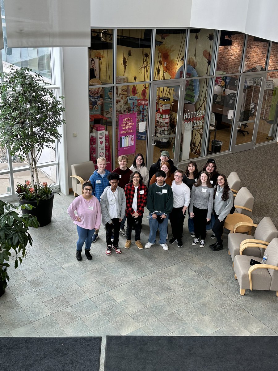 ShakoArt's tweet photo. Fun day with my Creative Professionals! Industry tour to Imagine! @ShakopeeSchools https://t.co/P5iJoGZLYS