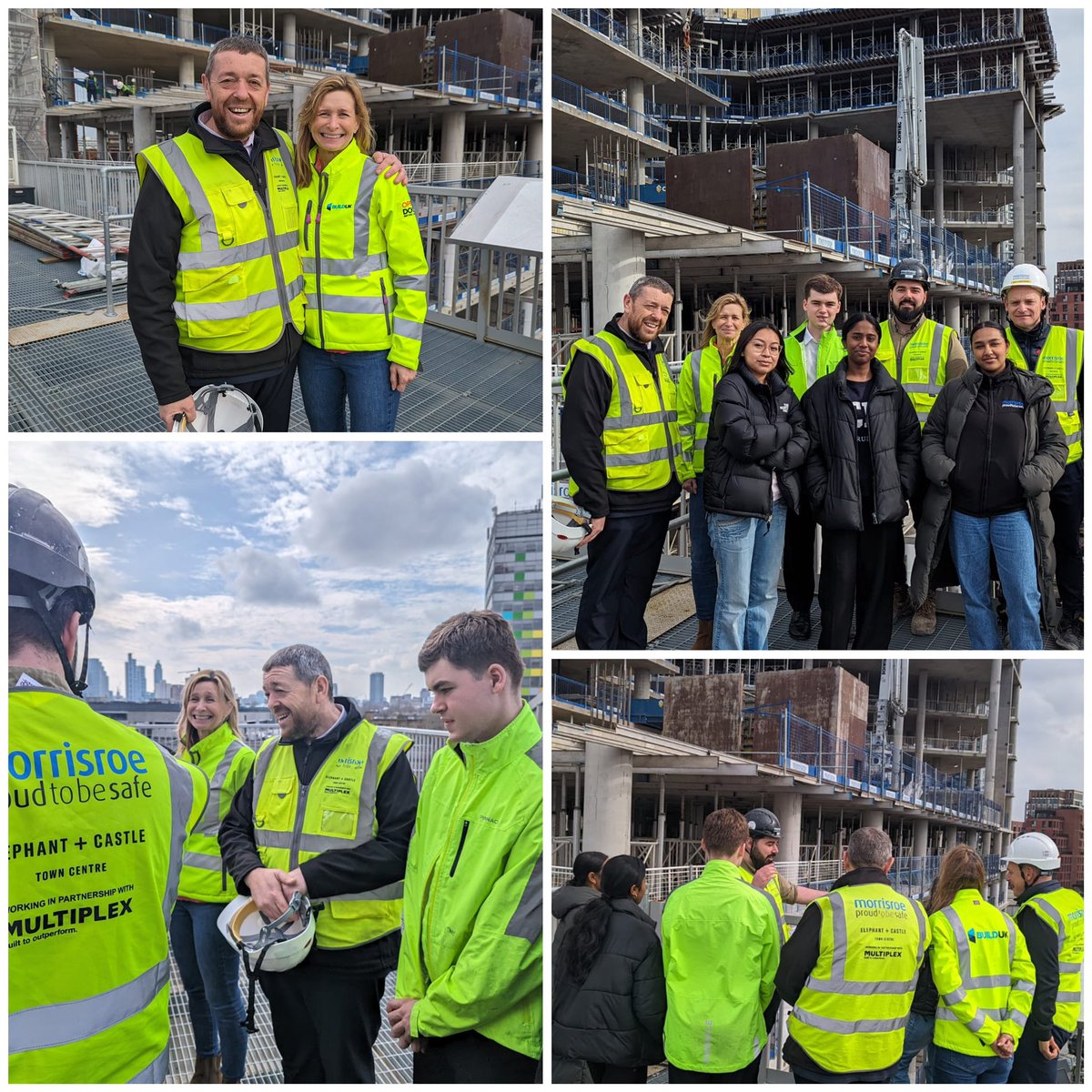 Loved my #OpenDoors24 visit to Morrisroe at the Elephant and Castle with one of our visitors securing some work experience.  Talk about recruiting the next generation!

Thanks to the whole project team who were fab 😁🥰 #LoveConstruction