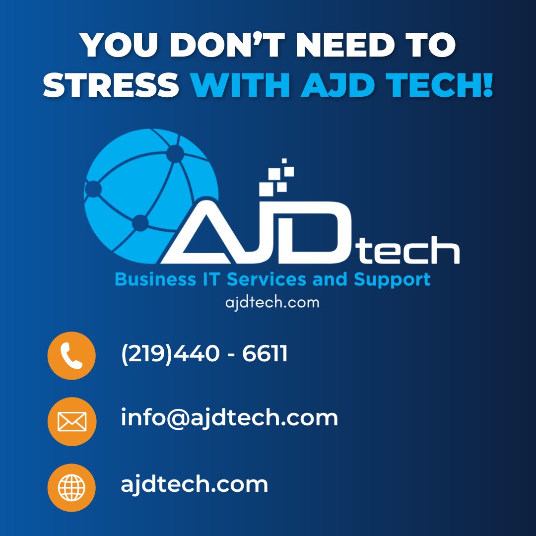 AJDTech's tweet photo. If your current technology is holding back the success of your business, it's time to stop waiting for it to get better and begin looking for other options! Reach out to AJD Tech for a free, no sales-pitch Technology Assessment. https://t.co/WjJkdpvG4g https://t.co/neWjOxJGQC
